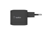 Puhelin - Adapterit & Laturit - Belkin BOOST CHARGE PRO Teho adapter - PPS and GaN technology - 2 x USB-C - 45 Watt - WCH011VFBK