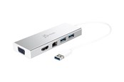 Telakointiasemat - j5create JUD380 - telakointiasema - USB 3.0 - VGA HDMI - GigE - JUD380-N