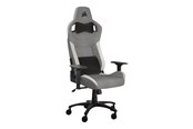 Pelituoli - Corsair T3 RUSH - gaming chair - fabric - grey white Pelituoli - Kangas - Jopa 120 kg - CF-9010058-WW