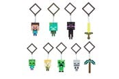 Fanituotteet - Paladone - Minecraft Backpack Buddies (Assorted) - Avaimenperä - PP10844MCF