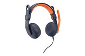 Kuulokkeet - Logitech Zone Learn On Ear Wired Headset for Learners USB-C - headphones with mic - replacement - 981-001367