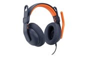 Kuulokkeet - Logitech Zone Learn Wired Over-Ear Headset for Learners USB-C - headphones with mic - replacement - 981-001383