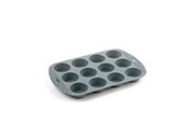 Leivontatarvikkeet - Funktion 12-hole muffin tin grey silicone - 225032