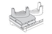 Järjestelmän lisävarusteet - Zebra handheld cradle cup replacement kit - CRDCUP-NGTC7-05