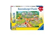 Palapelit - Ravensburger Puzzle A Day at the Zoo 2x24st. Lattia - 78134