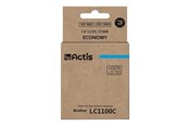 Mustepatruunat, värikasetit ja lisävarusteet - Actis standard KB-1100C - Economy - cyan - ink cartridge (alternative for: Brother LC980C Brother LC65HYC Brother LC1100HYC) - KB-1100C