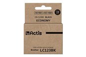 Mustepatruunat, värikasetit ja lisävarusteet - Actis KB-123BK - ink cartridge (alternative for: Brother LC-123BK) - KB-123Bk