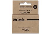 Mustepatruunat, värikasetit ja lisävarusteet - Actis standard KH-655BKR - black - refurbished - ink cartridge (alternative for: HP 655) - KH-655BKR