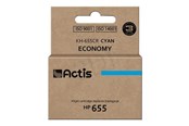 Mustepatruunat, värikasetit ja lisävarusteet - Actis standard KH-655CR - cyan - refurbished - ink cartridge (alternative for: HP 655) - KH-655CR