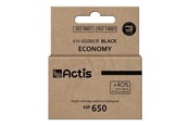 Mustepatruunat, värikasetit ja lisävarusteet - Actis standard KH-650BKR - black - remanufactured - ink cartridge (alternative for: HP 650 HP CZ101AE) - KH-650BKR