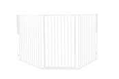 Koirat - BabyDan Pet Flex L Extra Tall Dog Gate White 146-223 cm - 500946