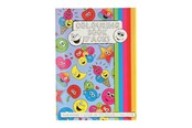 Luovat leikit - LG-Imports Coloring Book with Sticker Sheet Smile Face - 6870