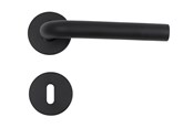 Kannakkeet & Saranat - Home>it Door Handle With L-handle 19 mm Matte Black - 13334
