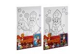 Luovat leikit - Grafix Sinterklaas Canvas Painting By Numbers - 830024