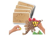 Luovat leikit - PlayMais Dino Decorating Cards 4pcs. - 160620