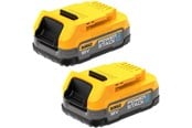Akut ja laturit - Dewalt DCBP034E2-XJ Powerstack 2x 18V 1.7Ah Batter - DCBP034E2-XJ