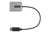 USB hub - StarTech.com MST14DP122DP USB hub - 2 porttia - Harmaa - MST14DP122DP