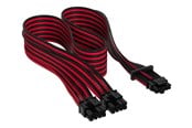 Sisäiset virtakaapelit - Corsair Premium individually sleeved 12VHPWR - Musta / Punainen - CP-8920334
