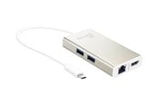 Telakointiasemat - j5create USB-C Multi-Adapter (with Ethernet and 60W PD) - JCA374-N