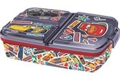Lisätarvikkeet kouluun - Euromic CARS multi compartment sandwich box 18 x 13 cm - 088808735-51520