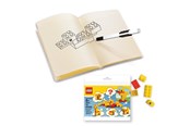 Lisätarvikkeet kouluun - Euromic Note book with 4x4 red brick 1 pen and building t - 4003063-52283