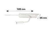 Työkalut - Home>it Window Sill Bracket with Wall Bracket 120 mm - 16978