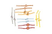 Roolileikit - LG-Imports Bracelet Wild Animals set of 12 pcs. - 0419