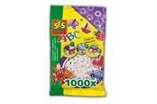 Luovat leikit - SES Creative Fuse Beads - White 1000pcs. - 00700