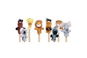 Nuket, pehmolelut ja oheistarvikkeet - Goki Finger Puppet Wild Animals set of 8 - 15125