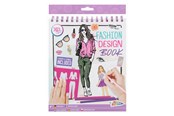 Luovat leikit - Grafix Fashion Design Sticker Book + Stencils - 230005