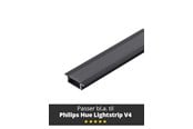Smart Home - Älykoti - Light Solutions Aluminiumsprofil - Model G til Philips Hue og WiZ - Sort - 5714255008128
