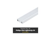 Smart Home - Älykoti - Light Solutions Aluminum Profile - Model S for Philips Hue and Lifx - 1 m, white - 5714255008050