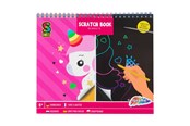 Luovat leikit - Grafix Scratch Book Monster 10 Sheets - 220006/01