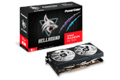 Näytönohjaimet - PowerColor Radeon RX 7600 Hellhound - 8GB GDDR6 RAM - Näytönohjaimet - RX7600 8G-L/OC