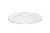 Kattaus - Pillivuyt Plate flat Vienne Plissé 22 cm White/Platinum - 18403