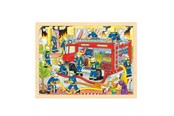 Palapelit - Goki Wooden Jigsaw Puzzle - Fire Brigade 48pcs. Puu - 57527