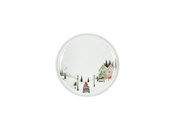 Kattaus - Pillivuyt Plate flat straight edge Winter 20 cm White Ovenproof porcelain - 24733