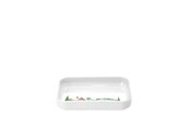 Keittiötarvikkeet - Pillivuyt Dish rectangular Winter 18 x 12 cm White Ovenproof porcelain - 28348