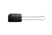 Keittiövälineet - Rösle Spatula/dough scraper 32 x 7.5 cm Steel/Black - 22440