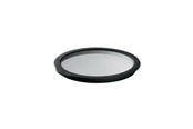 Keittiötarvikkeet - Rösle Glass lid 16 cm Clear/Black Glass/Silicone - 22555