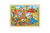 Palapelit - Goki Wooden Jigsaw Puzzle - Construction Site 96p Puu - 57670