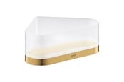 Kylpyhuoneen lisätarvikkeet - Grohe Selection Bakke til hjørne med holder børstet cool sunrise - 41038GN0