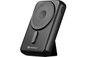 Powerbank - Sandberg Mag Wireless Powerbank 10000 Powerbank - musta - 10000 mAh - 420-94