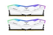 RAM - Team Group T-Force DELTAα RGB DDR5-6000 - 32GB - CL38 - Dual Channel (2 pcs) - AMD EXPO & Intel XMP - Valkoinen RGB - FF4D532G6000HC38ADC01
