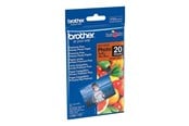 Paperit, valokuvapaperit ja tarrat - Brother BP - photo paper - glossy - 20 sheet(s) - 100 x 150 mm - BP71GP20