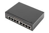 Kytkimet - DIGITUS DN-651108 - switch - industrial gigabit - 8 ports - unmanaged - DN-651108