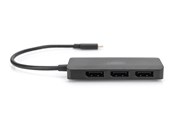 Näyttö- & audiokytkimet - DIGITUS 3-Port MST Video Hub - DS-45334