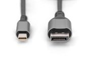 Näyttökaapeli - DIGITUS 8K DisplayPort 1.4 Connection Cable - DB-340106-020-S