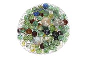 Pienet lahjat lapsille - Goki Marbles in Net 88pcs. - 63926