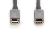USB kaapelit - DIGITUS 4K USB Type-C AOC AV Connection Cable - AK-330160-150-S